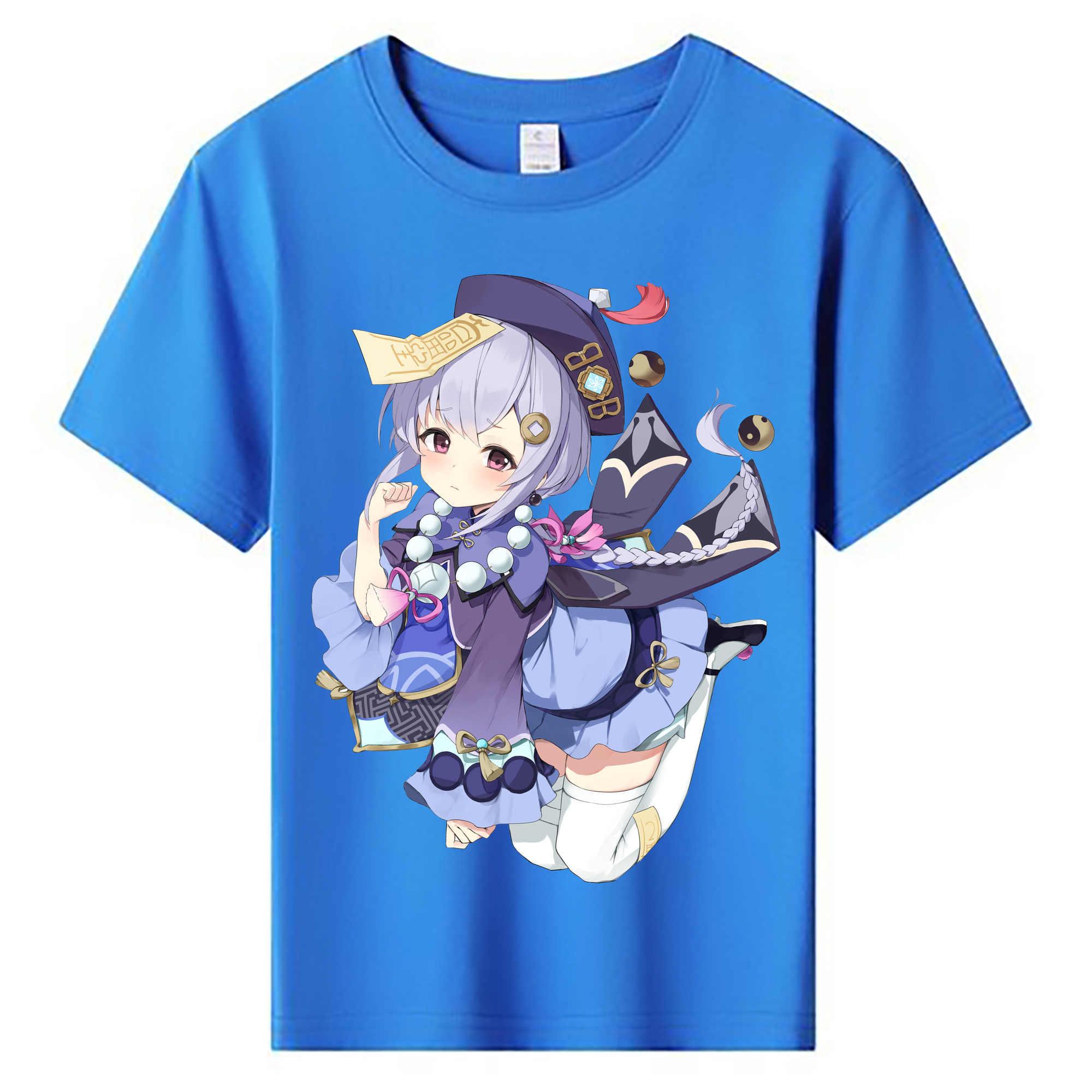 げんし神 七七 なな  genshin Nana 綿100％キッズTシャツ（フロントプリント）